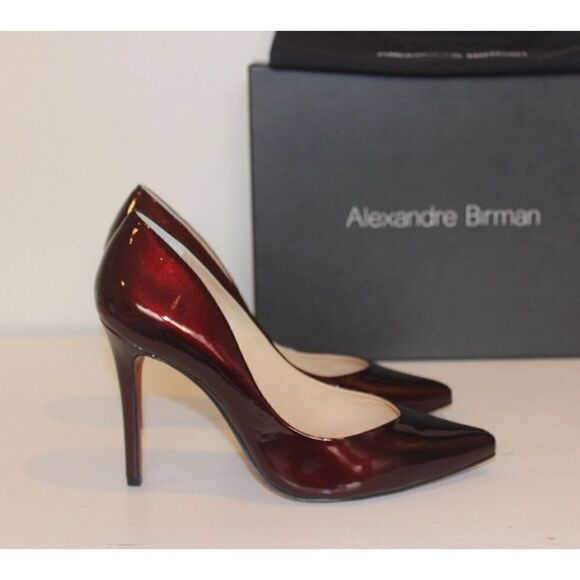 NEW Alexandre Birman Fechado Salto Alto Red Moroccan Heels NWT - Picture 10 of 10